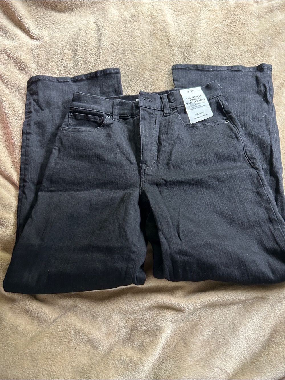 Madewell Women’s Wide-Leg Jeans in Black